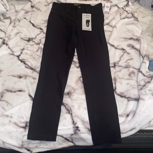 Black jeggings like pants. Size medium , brand new